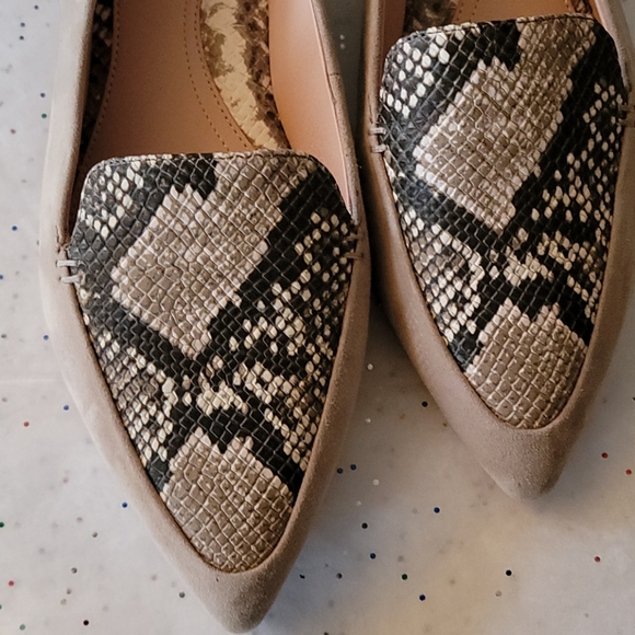 Taryn Rose Tan Suede Weatherproof Flats - Picture 2 of 14